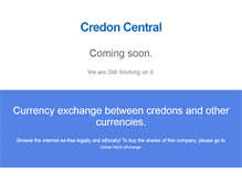 Tablet Screenshot of credoncentral.com